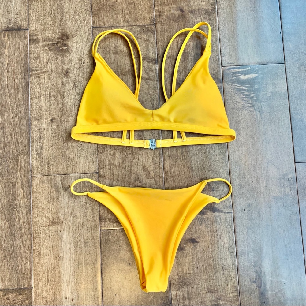 Cute Yellow bikini set